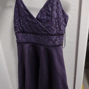 Purple dress